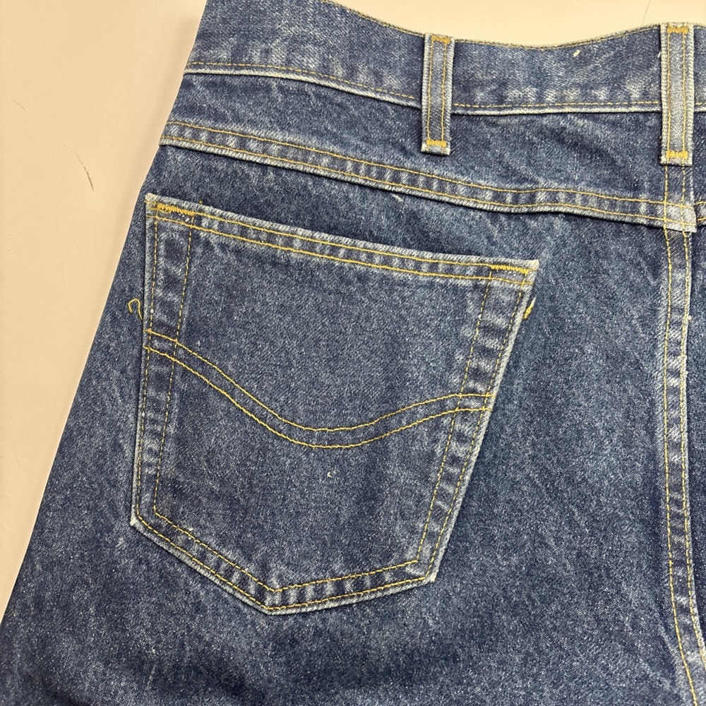 Carhartt Jeans Mens 35x32 (34x33) Blue Denim Straight Relaxed Fit Workwear USA - Picture 6 of 16